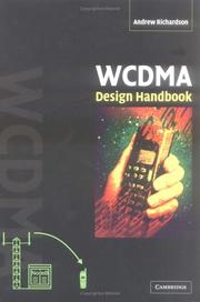 Cover of: WCDMA Design Handbook by Andrew Richardson