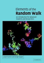 Cover of: Elements of the random walk | Joseph Alan Rudnick
