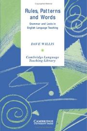 Cover of: Rules, Patterns and Words by Dave Willis, Dave Willis