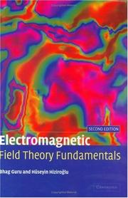 Cover of: Electromagnetic field theory fundamentals by Bhag S. Guru