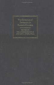 Cover of: The Detection of Deception in Forensic Contexts