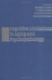 Cover of: Cognitive limitations in aging and psychopathology by edited by Randall W. Engle ... [et al.].