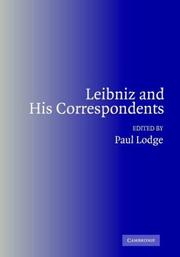 Cover of: Leibniz and his Correspondents