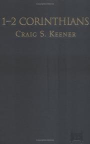 Cover of: 1-2 Corinthians (New Cambridge Bible Commentary) by Craig S. Keener
