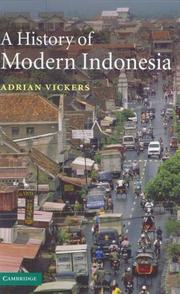 Cover of: A History of Modern Indonesia by Adrian Vickers