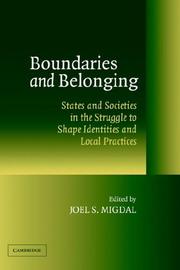 Cover of: Boundaries and Belonging by Joel S. Migdal