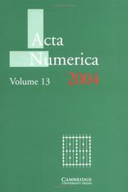 Cover of: Acta Numerica 2004 (Acta  Numerica)