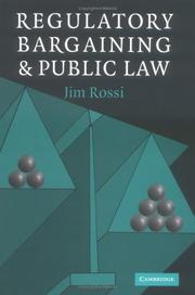 Cover of: Regulatory Bargaining and Public Law