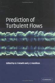 Cover of: Prediction of turbulent flows