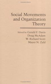 Cover of: Social Movements and Organization Theory (Cambridge Studies in Contentious Politics)