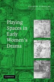 Cover of: Playing Spaces in Early Women's Drama
