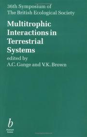 Cover of: Multitrophic Interactions in Terrestrial Systems: 36th Symposium of the British Ecological Society (Symposia of the British Ecological Society)