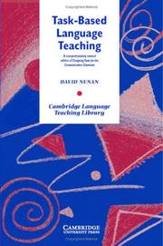 Task-based language teaching by David Nunan
