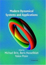 Cover of: Modern dynamical systems and applications by edited by Michael Brin, Boris Hasselblatt, Yakov Pesin.