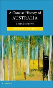 Cover of: A concise history of Australia by Stuart Macintyre