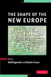 Cover of: The Shape of the New Europe by 