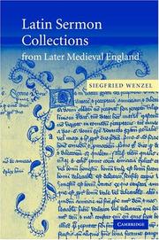 Cover of: Latin sermon collections from later Medieval England | Siegfried Wenzel