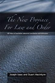 New Province for Law and Order cover