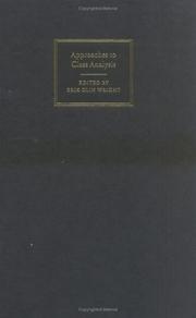 Cover of: Approaches to Class Analysis