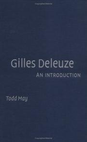 Cover of: Gilles Deleuze by Todd May