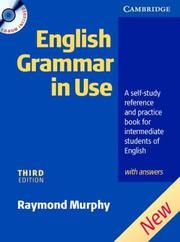 Cover of: English Grammar In Use with Answers and CD ROM by Raymond Murphy, Raymond Murphy