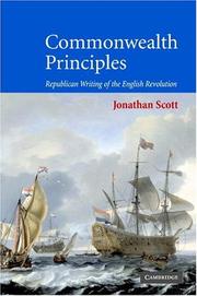 Cover of: Commonwealth principles: republican writing of the English revolution