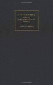Cover of Corporate integrity