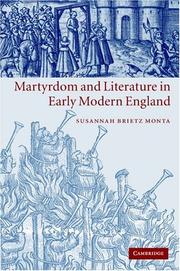 Cover of: Martyrdom and literature in early modern England