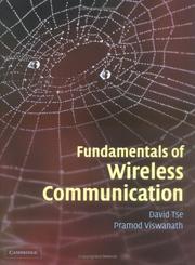Cover of: Fundamentals of Wireless Communication by David Tse, Pramod Viswanath