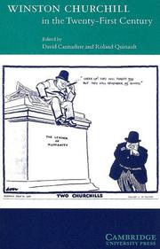 Cover of: Winston Churchill in the twenty-first century
