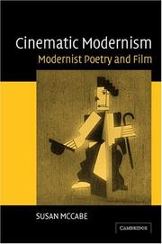 Cover of: Cinematic modernism by Susan McCabe