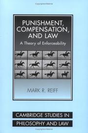 Cover of: Punishment, compensation, and law: a theory of enforceability