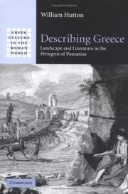 Cover of: Describing Greece: Landscape and Literature in the Periegesis of Pausanias (Greek Culture in the Roman World)