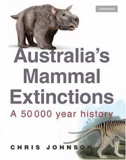Cover of: Australia's Mammal Extinctions by Chris Johnson