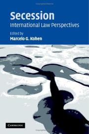 Cover of: Secession: International Law Perspectives