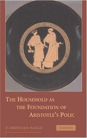 Cover of: The household as the foundation of Aristotle's polis