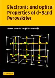 Electronic and optical properties of D-band perovskites by Thomas Wolfram