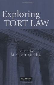 Cover of: Exploring tort law
