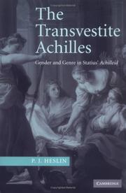 Cover of: The Transvestite Achilles: Gender and Genre in Statius' Achilleid