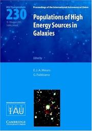 Cover of: Populations of High-Energy Sources in Galaxies (IAU S230) (Proceedings of the International Astronomical Union Symposia and Colloquia) | 