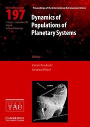 Cover of: Dynamics of populations of planetary systems by International Astronomical Union. Colloquium