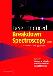 Cover of: Laser Induced Breakdown Spectroscopy | 