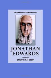 Cover of: The Cambridge Companion to Jonathan Edwards (Cambridge Companions to Religion)