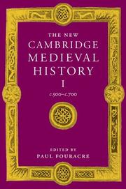 Cover of: The New Cambridge Medieval History (7 Volume Set) by 