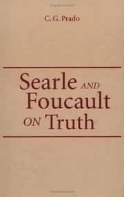 Cover of: Searle and Foucault on truth by C. G. Prado