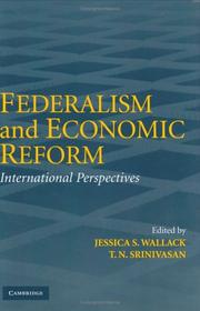 Cover of: Federalism and economic reform: international perspectives