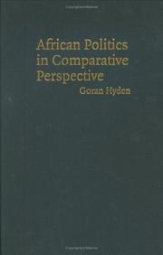 Cover of: African politics in comparative perspective