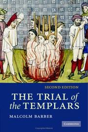 Cover of: The Trial of the Templars by Malcolm Barber