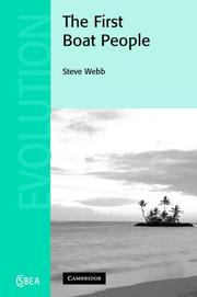Cover of: The First Boat People (Cambridge Studies in Biological and Evolutionary Anthropology) | S. G. Webb