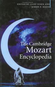 Cover of: The Cambridge Mozart encyclopedia by edited by Cliff Eisen and Simon P. Keefe.